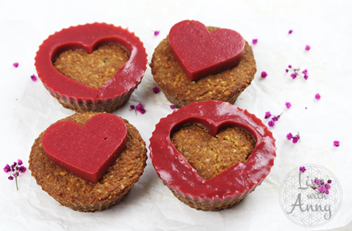 Valentýnské cupcakes = vegan + paleo