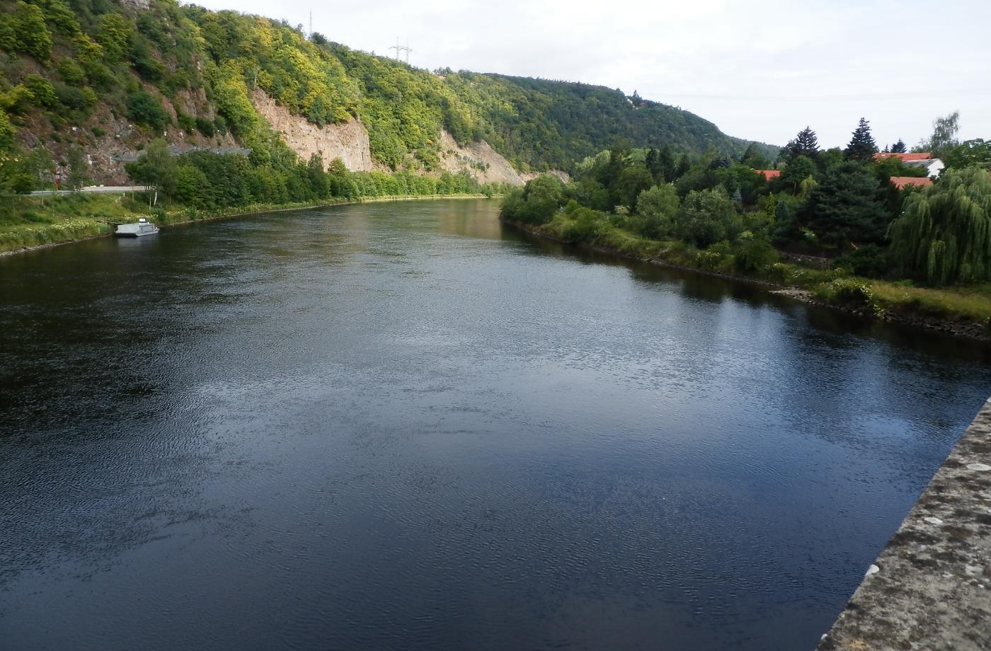 Jak jsem obdivovala Vltavu až ve Štěchovicích.