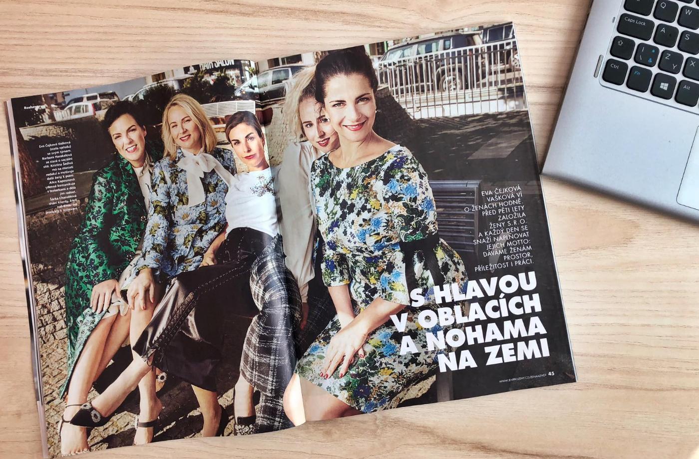 Velký rozhovor s Evou v posledním říjnovém vydání ŽENA A ŽIVOT
