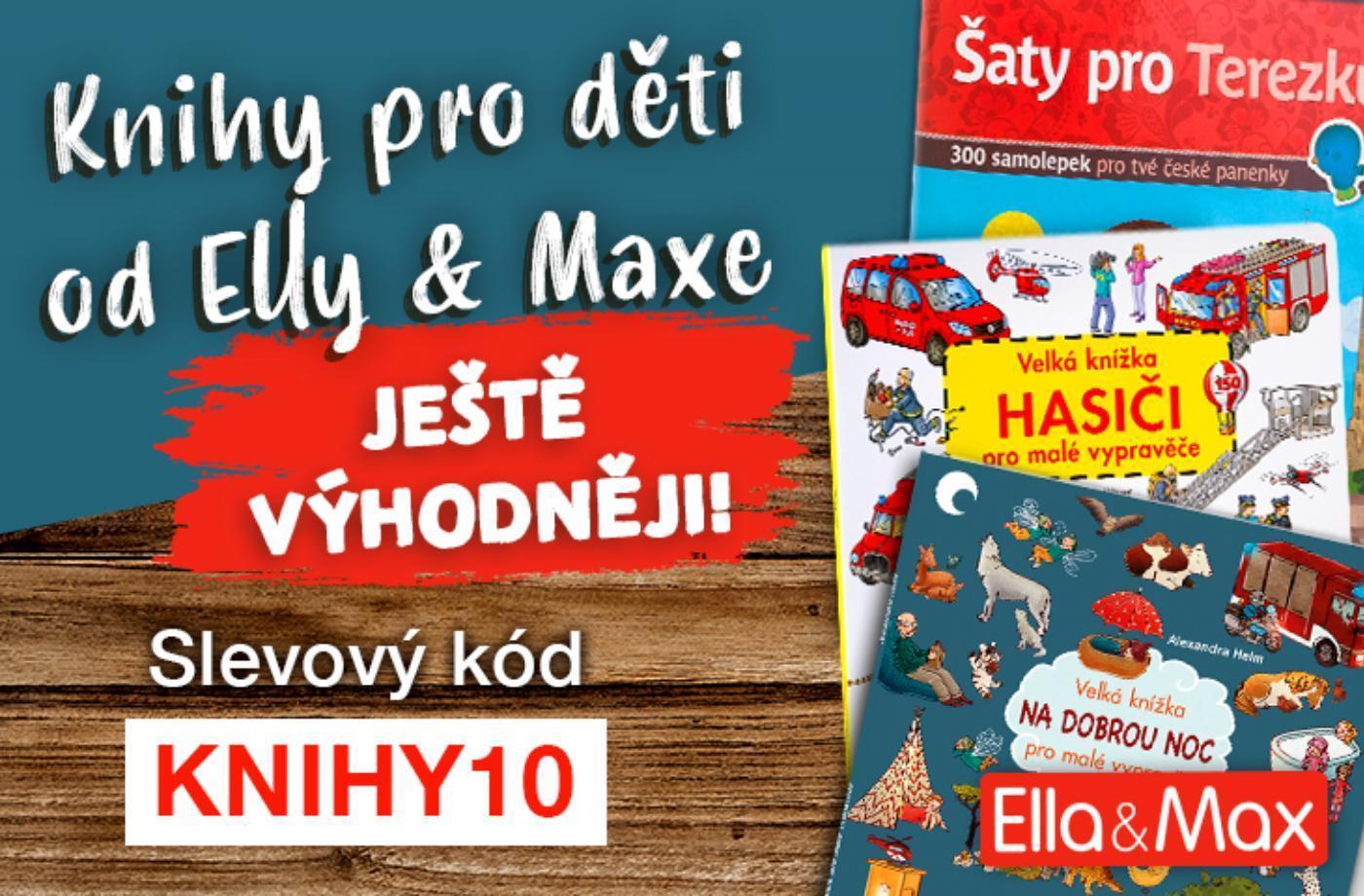 Pod stromeček neodmyslitelně patří knížky. Pořiďte ty od nakladatelské značky ELLA & MAX nyní výhodněji!