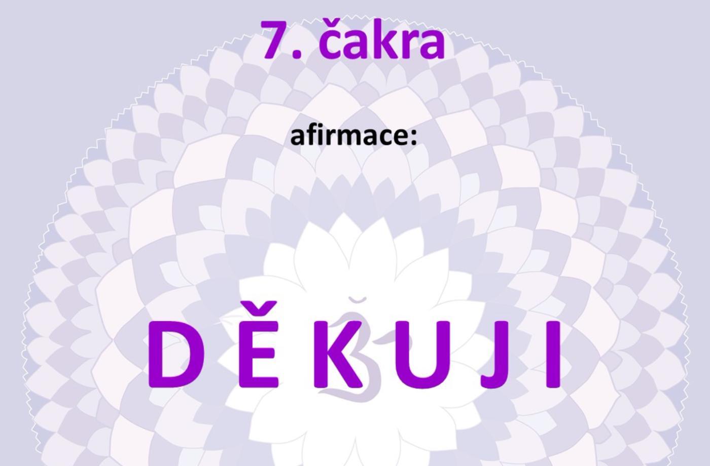 Energetické (čakrové) minimum - 7. část
