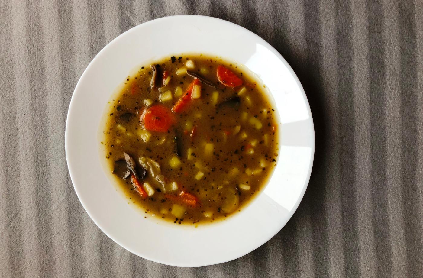 Bramboračka s houbami