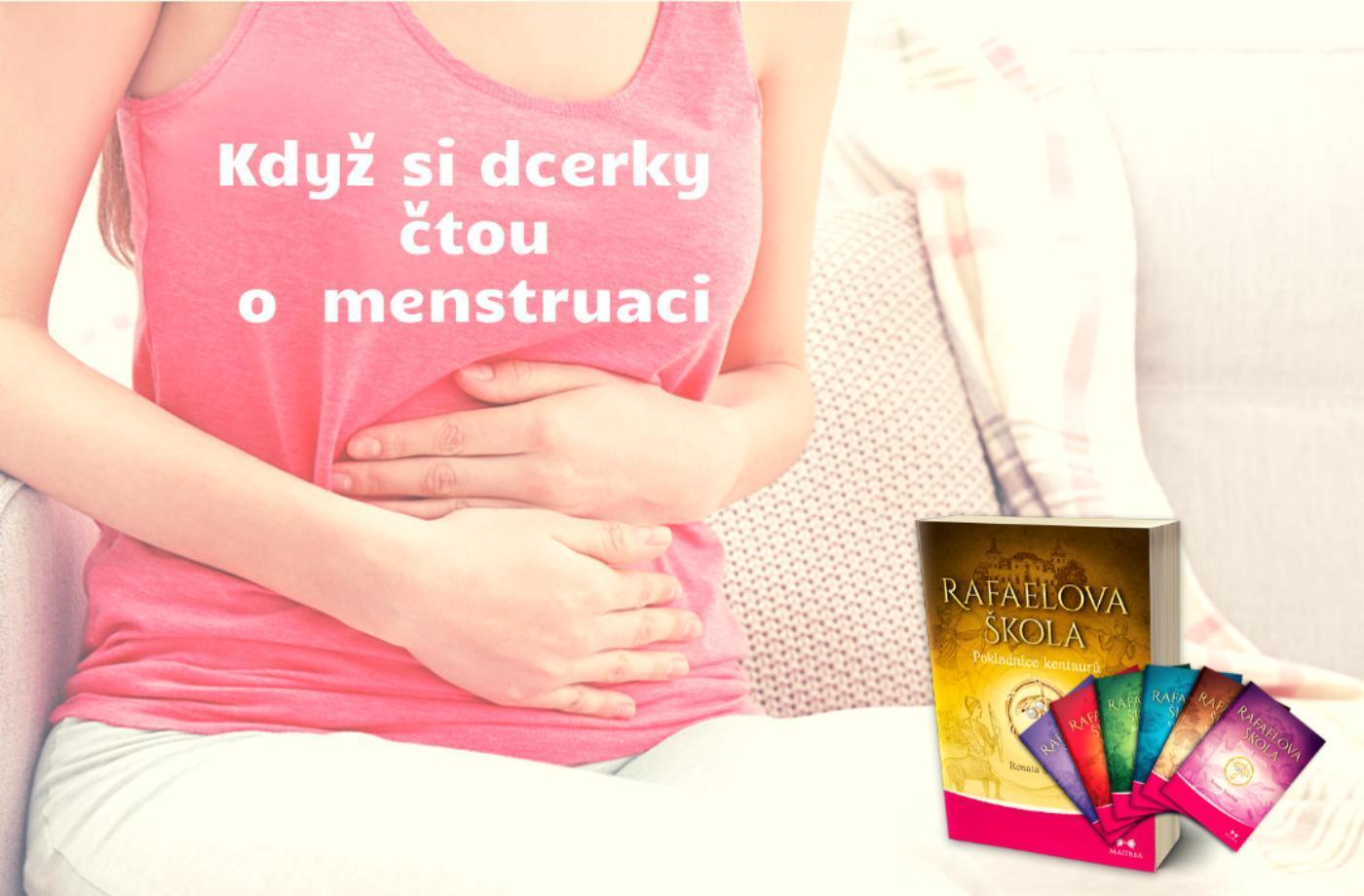 Když si dcerky čtou o menstruaci (1)
