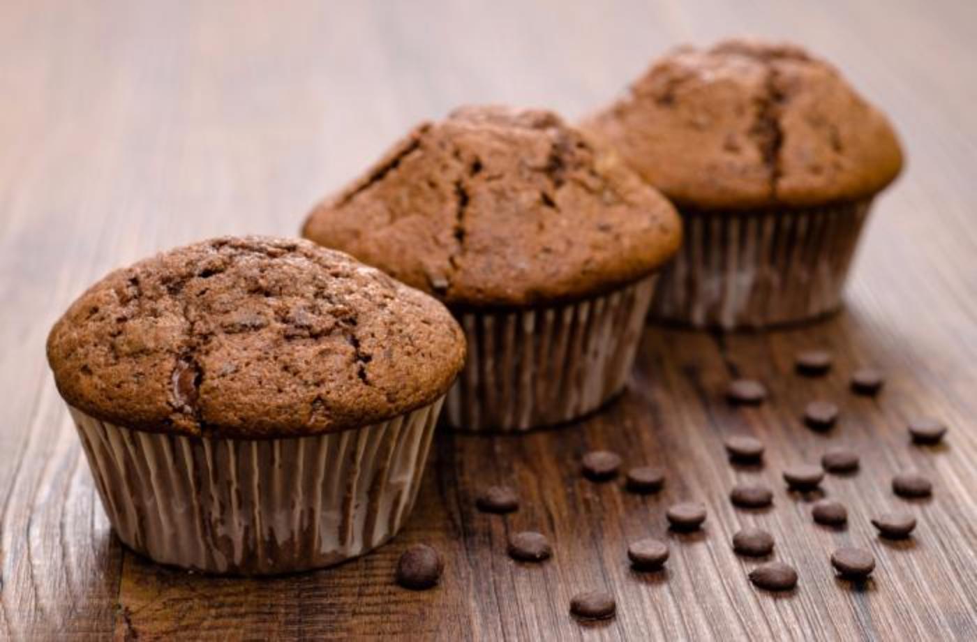 Muffiny s rumovou pralinkou