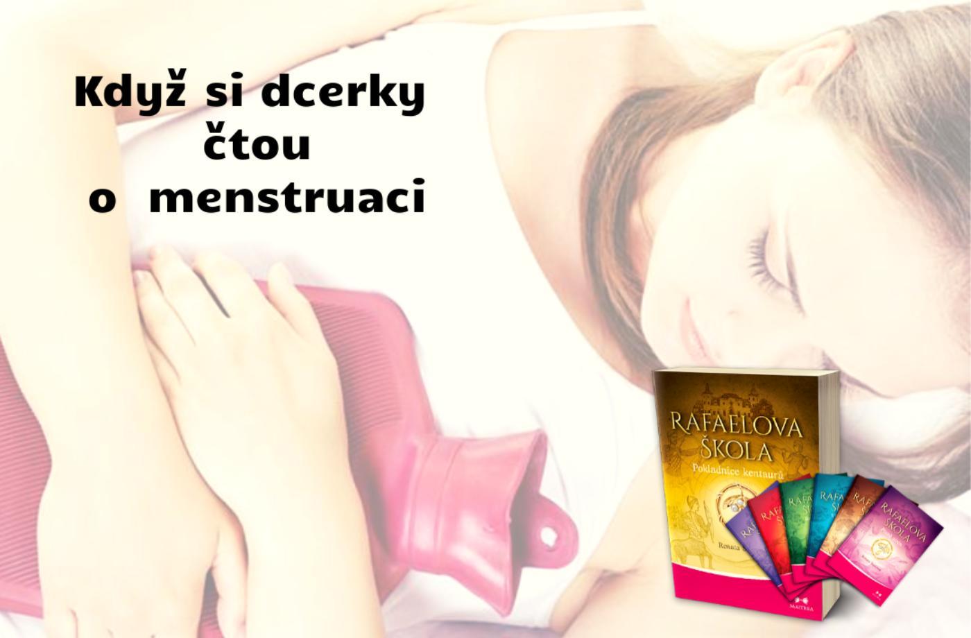 Když si dcerky čtou o menstruaci (2)