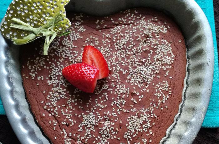 Rychlé zdravé Brownies, na kterém si pochutnáte