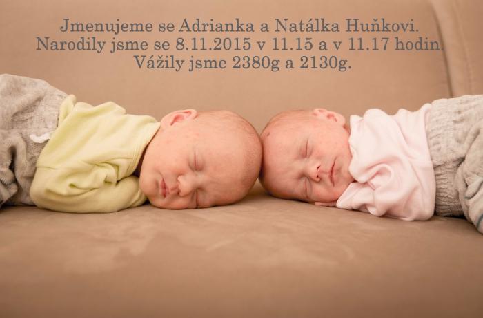 Porod dvojčátek