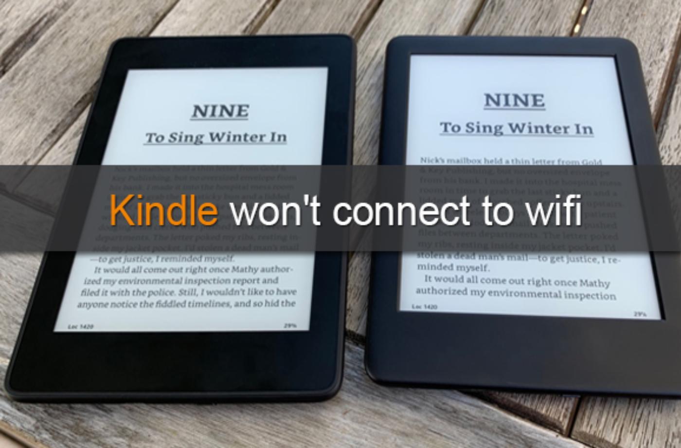 Kindle не подключается к wifi