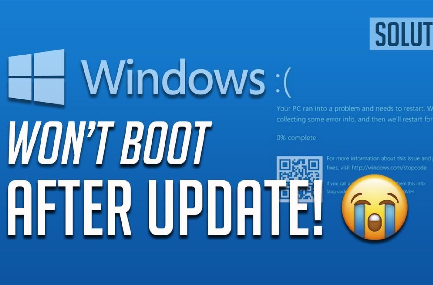 How To Fix Windows 10 Won’t Boot Issue Using Simple Commands - Blogy ...