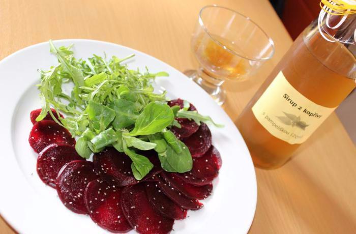 CARPACCIO z červené řepy