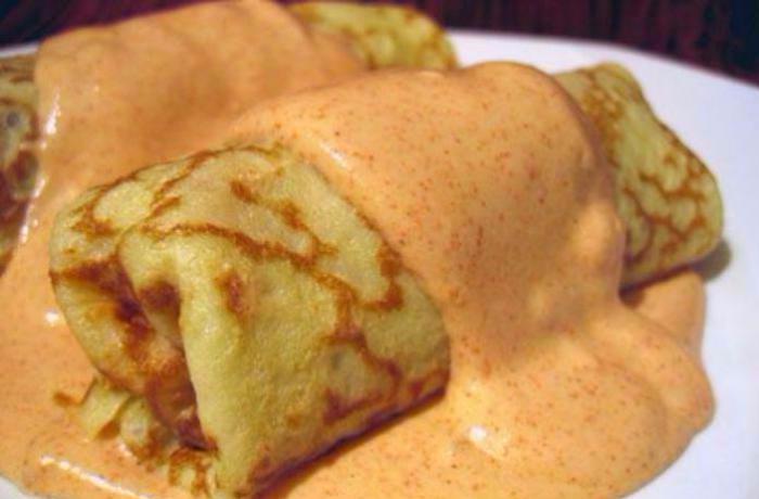 Palacinky Hortobágyi - maďarská kuchyňa... palacinky plnene masom... mnam!