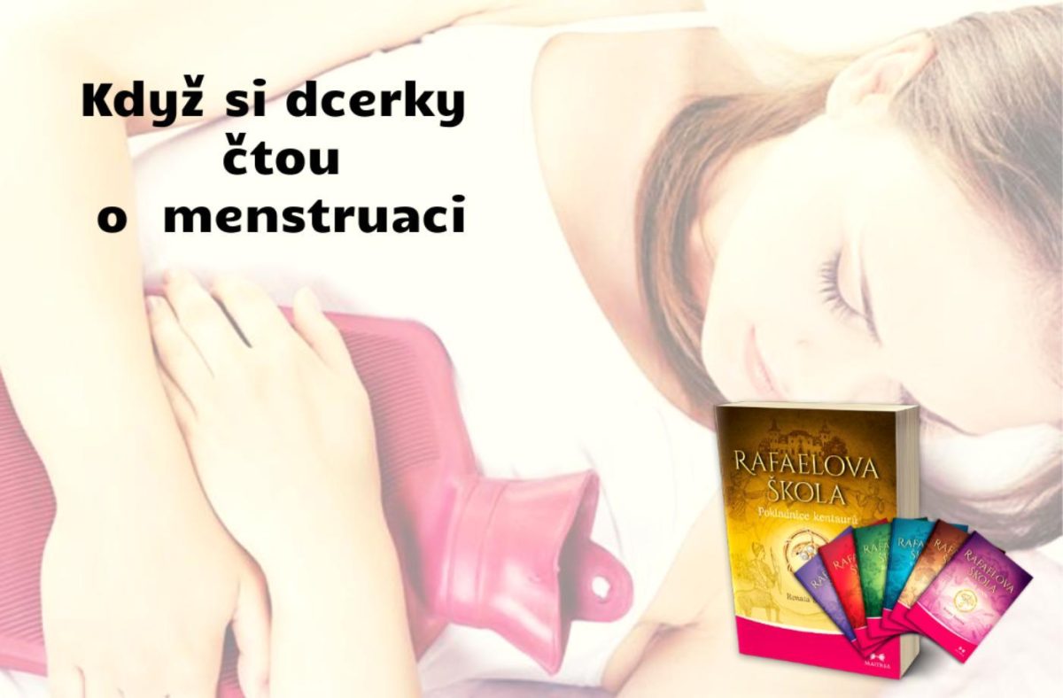 Když si dcerky čtou o menstruaci (2)