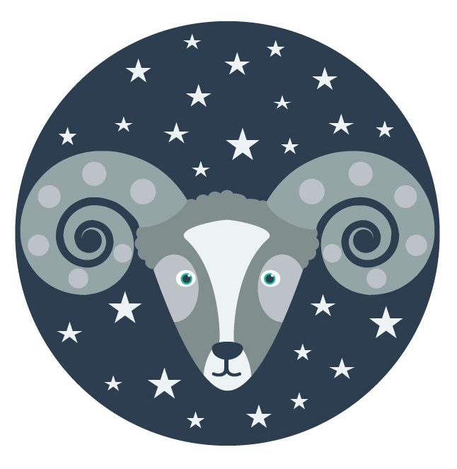 Zodiac,Signs,In,Circles,With,Stars,Simple,Flat,Vector,Illustration