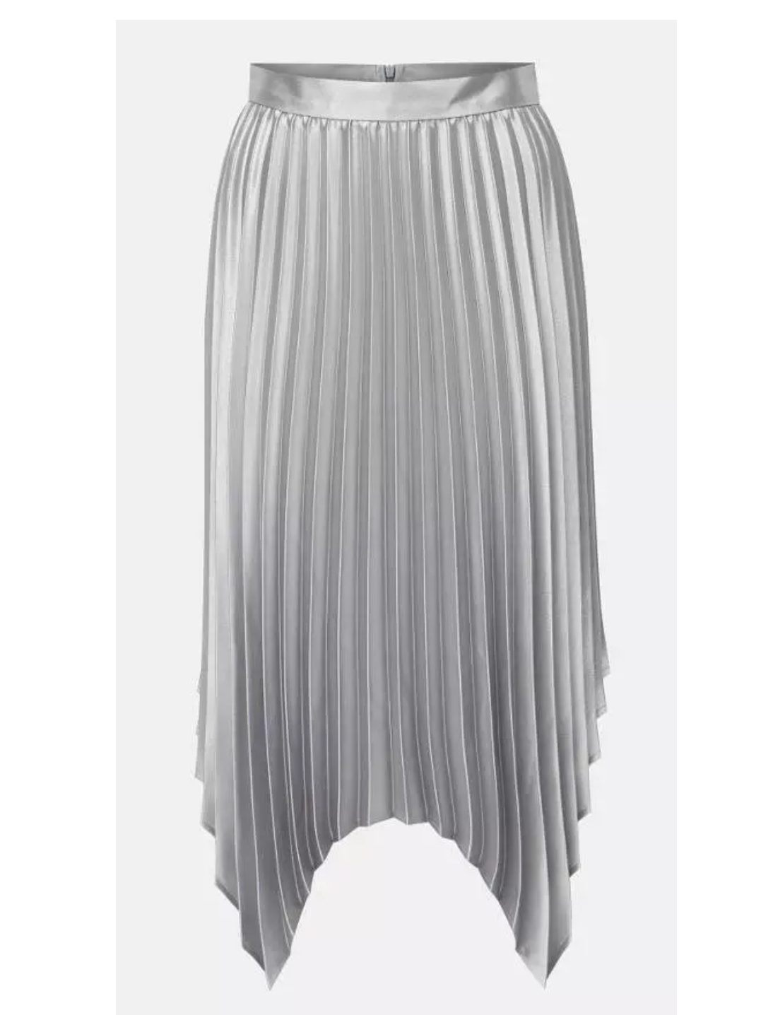Zara stribrna-plisovana-sukne-s-cipy