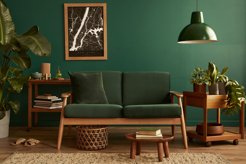 Stylish,Living,Room,In,House,With,Modern,Retro,Interior,Design,