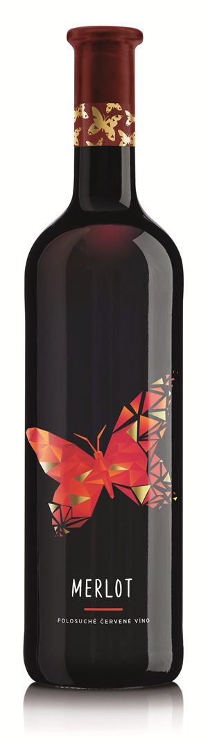 Víno Motýl Merlot