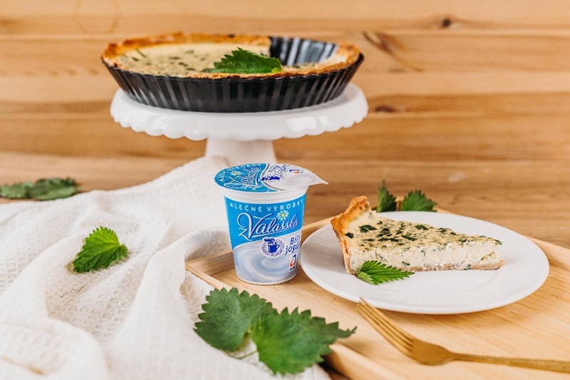 Jednoduchý quiche s bílým jogurtem