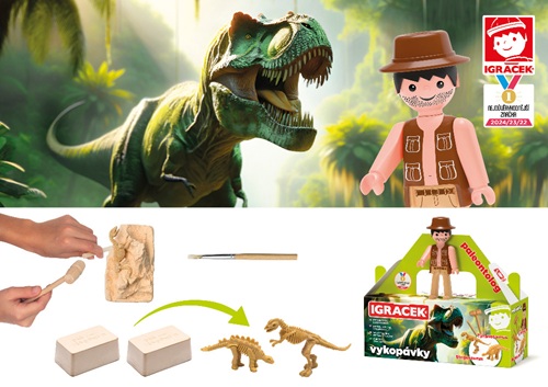 Igracek Vykopavky Paleontolog