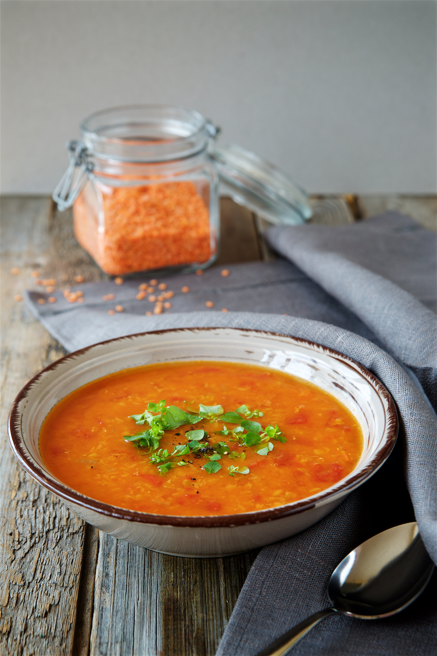 Red lentil soup