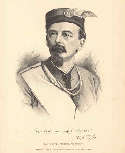 Jan Vilímek portrét Miroslava Tyrše