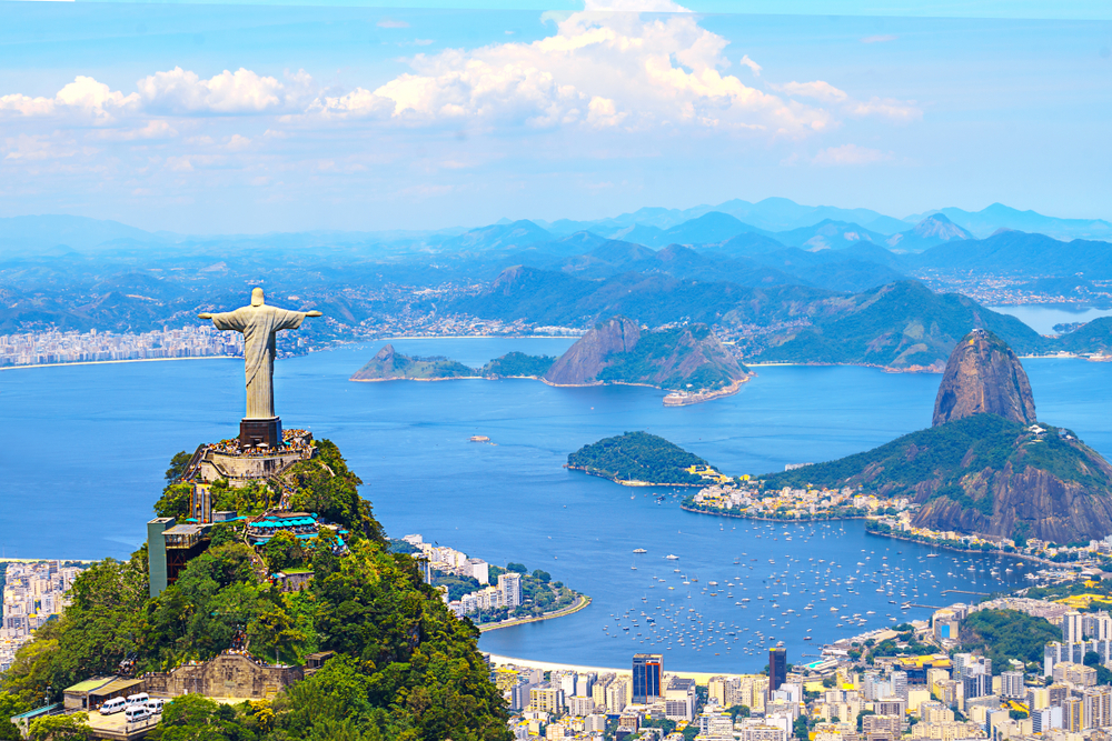 Rio de Janeiro ze vzduchu