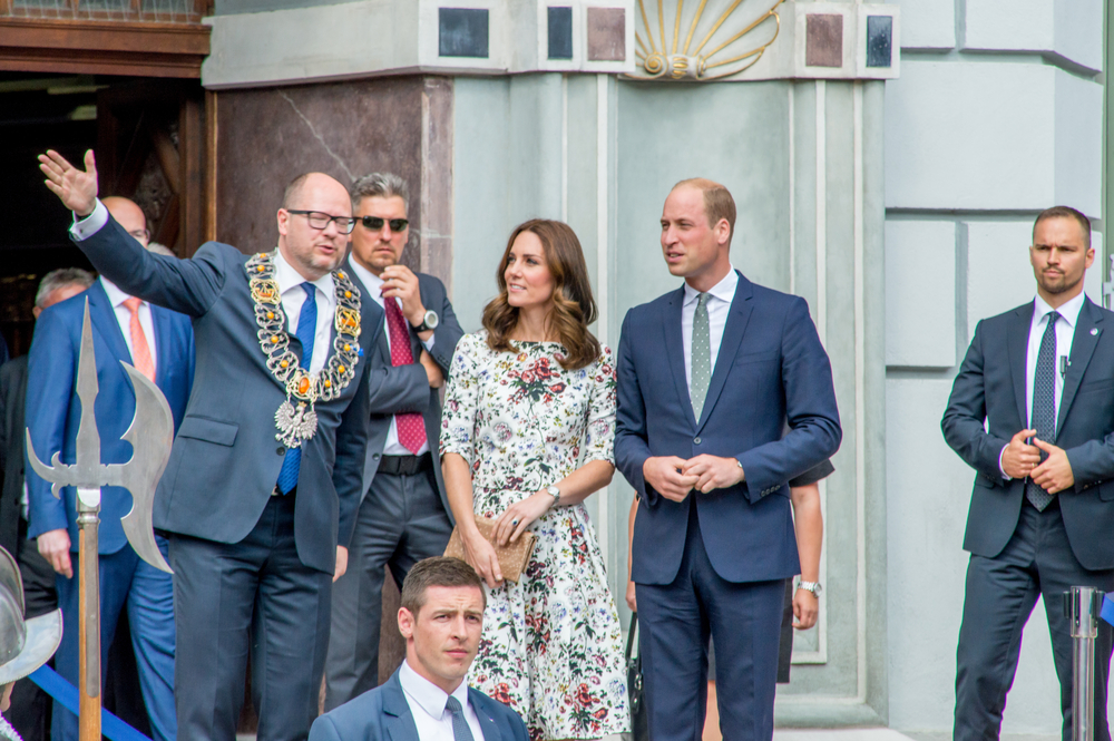 Gdansk,,Poland,-,July,18,,2017:,Royal,Couple,With,Pawel
