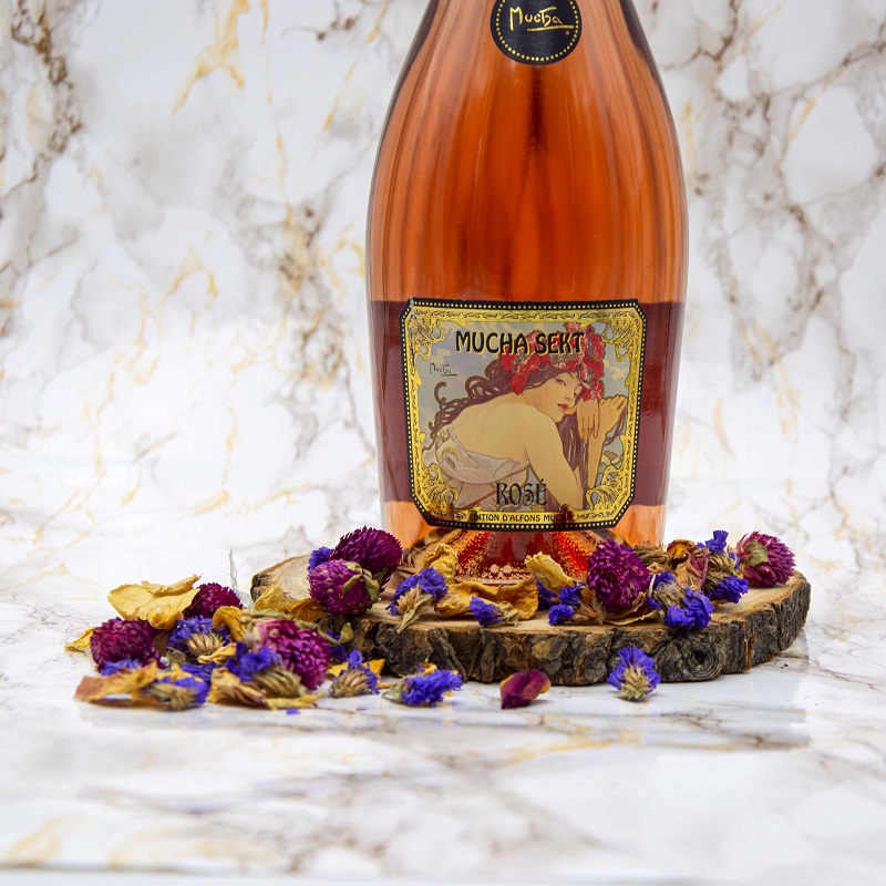 Mucha_Sekt_Rosé_Sec