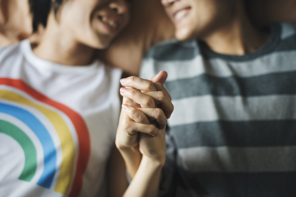 Lgbt,Lesbian,Couple,Moments,Happiness,Concept
