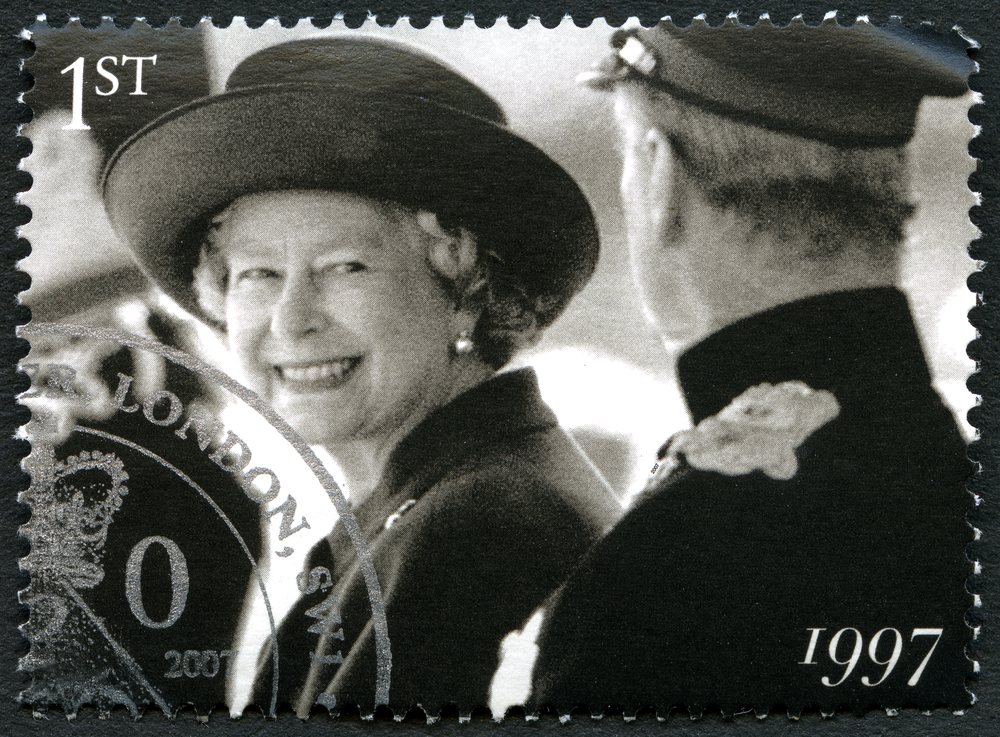 United,Kingdom,-,Circa,2007:,A,Used,Postage,Stamp,From