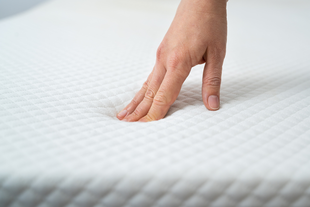 Hand,Testing,Orthopedic,Memory,Foam,Core,Mattress