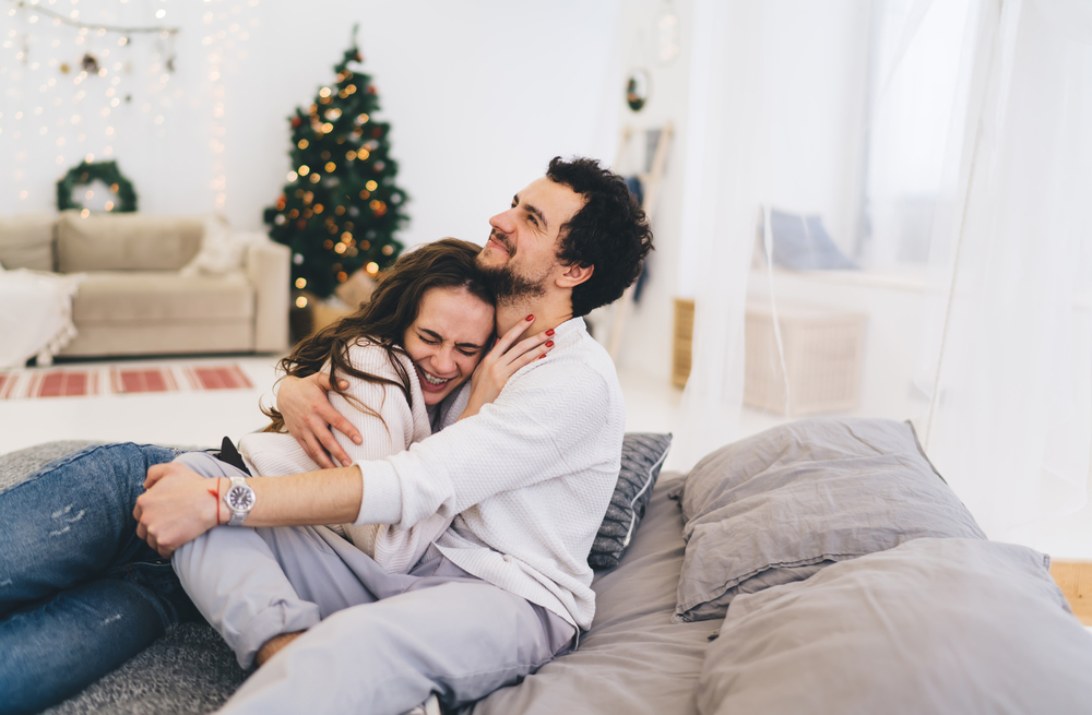 Funny,Caucasian,Male,And,Female,Lovers,Enjoying,Free,Time,And