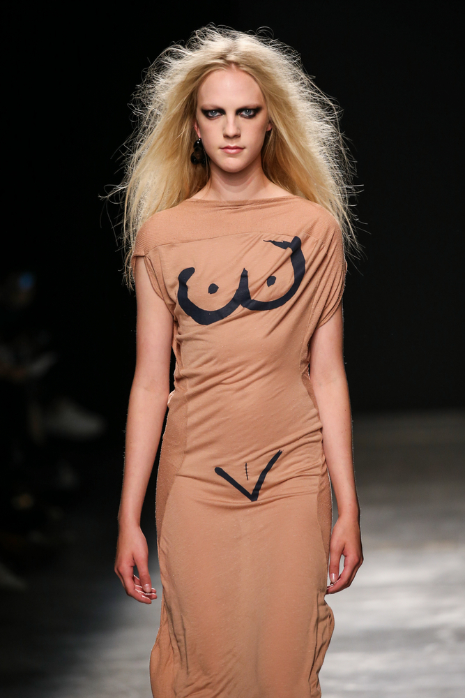 Paris,,France,-,October,01:,A,Model,Walks,The,Runway