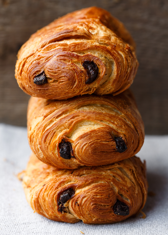 Three,Pain,Au,Chocolat