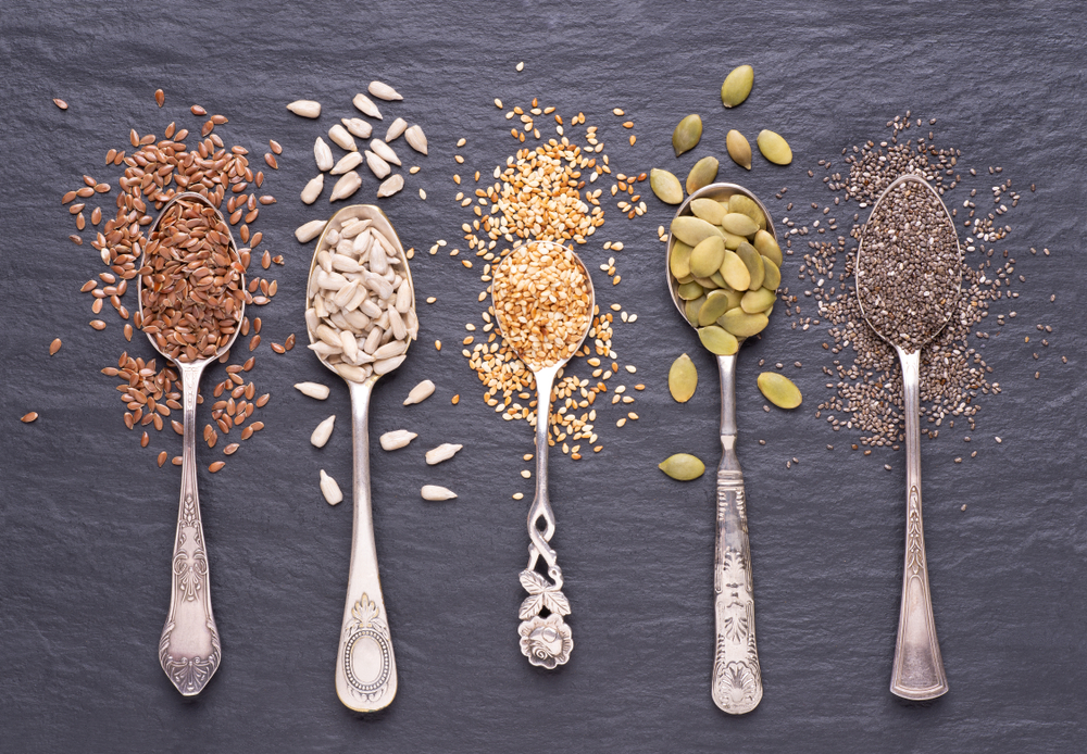 Various,Seeds,-,Sesame,,Flax,Seed,,Sunflower,Seeds,,Pumpkin,Seed,