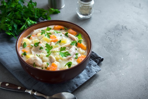 Chicken,And,Wild,Rice,Soup.,Homemade,Fresh,Creamy,Soup,With