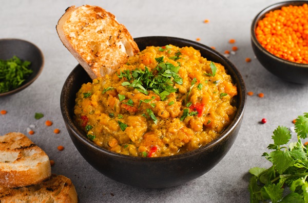Red,Lentils,Indian,Curry,Dal,,Lentil,Dhal,,Tasty,Meal,In