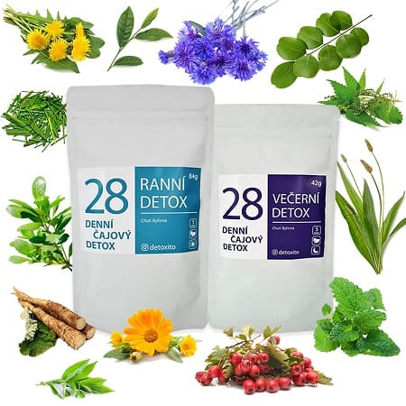 28 denní detoxikační čajový balíček