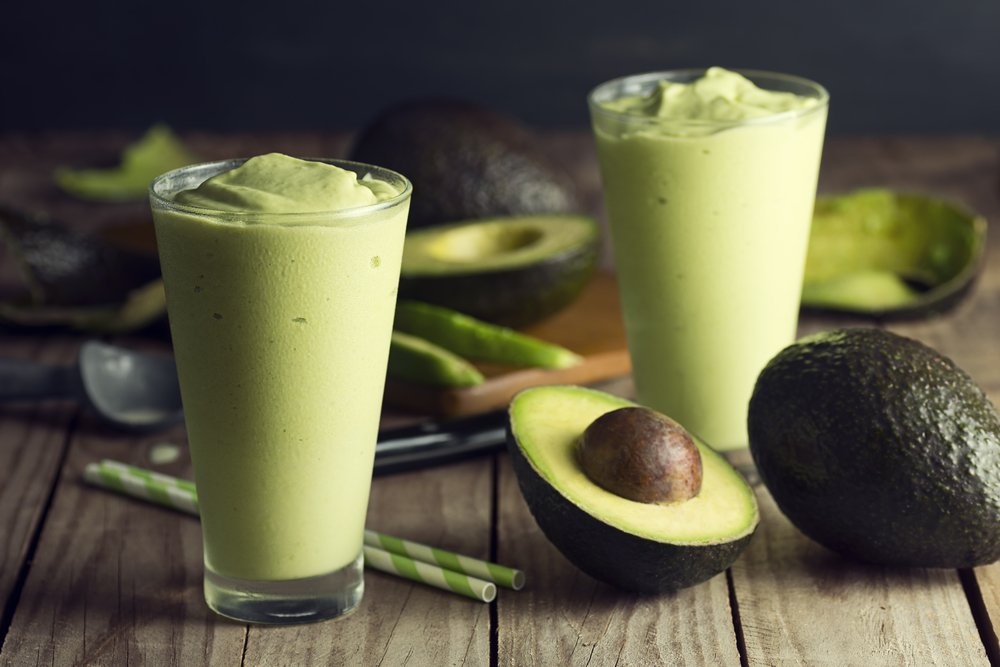 Avocado,Shake,Or,Smoothie,,Made,With,Fresh,Avocados,And,Vanilla
