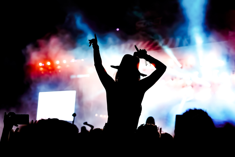 Happy,Girl,At,A,Music,Festival