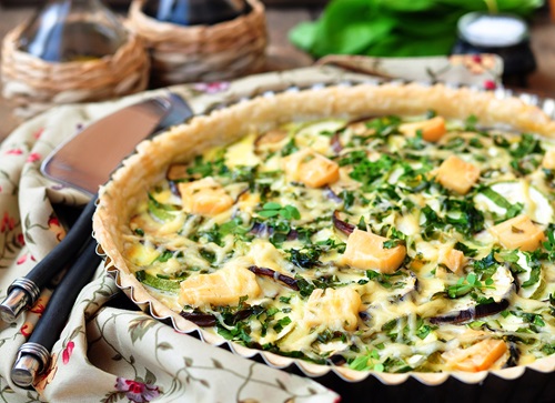 Vegetable,Pie,Tart,With,Eggplant,,Vegetable,Marrow,,Soft,And,Hard