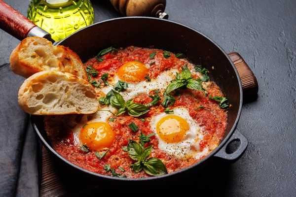 Delicious,Shakshuka,Breakfast,In,A,Frying,Pan