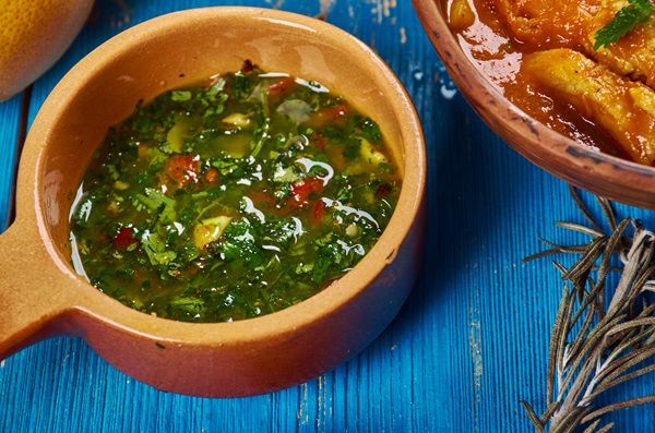 Maghreb,Cuisine,.,Traditional,Chermoula,-,Marinade,And,Relish