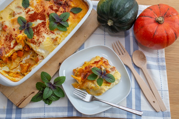 Healthy,Home,Made,Lasagne,With,Pumpkin,And,Cheese