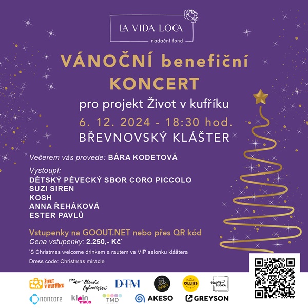 LVL Vánoční beneficni koncert 6.12.2024 POZVÁNKA