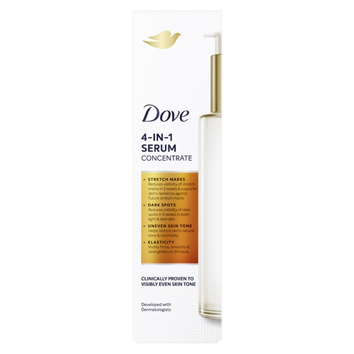Dove 4v1 komplexní tělové sérum 100ml